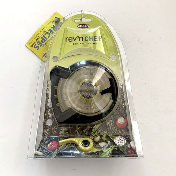 Chef'n Rev'n Herb Food Processor Pull Cord Spin Manual Chopper NEW - Picture 1 of 5